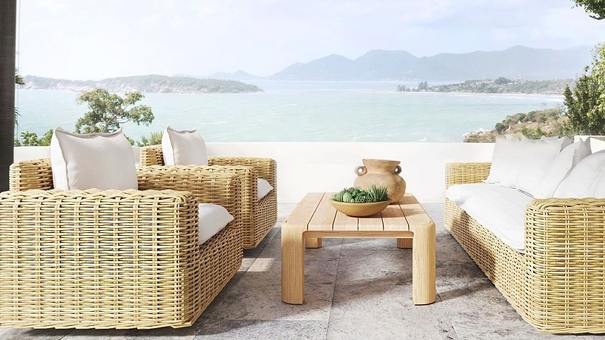 Sunset West Showcases Mid-Modern Outdoor Furniture at Las Vegas Market