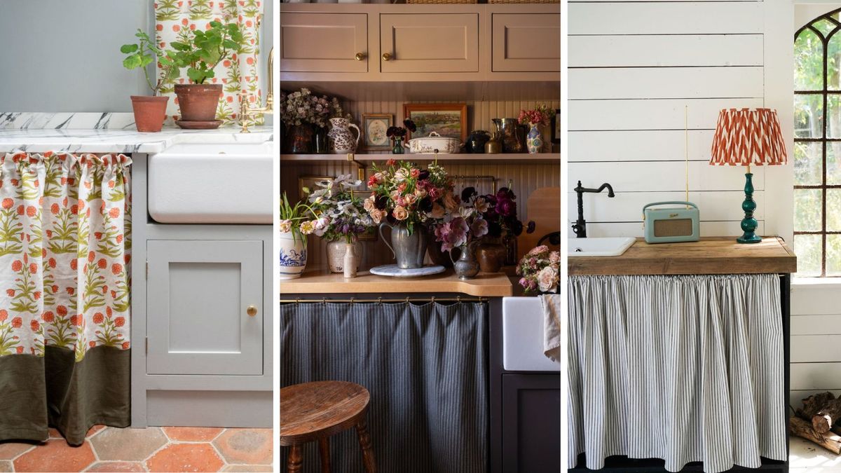 Kitchen Cabinet Curtains: A Fresh Alternative to Doors?