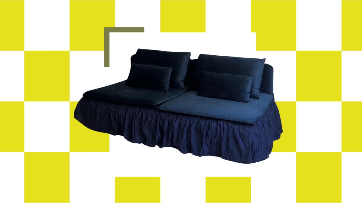 DIY IKEA Söderhamn Sofa Skirt