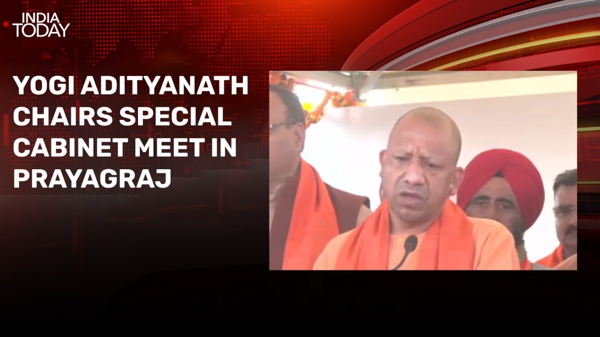 Yogi Adityanath chairs cabinet meet in Prayagraj, to take holy dip today