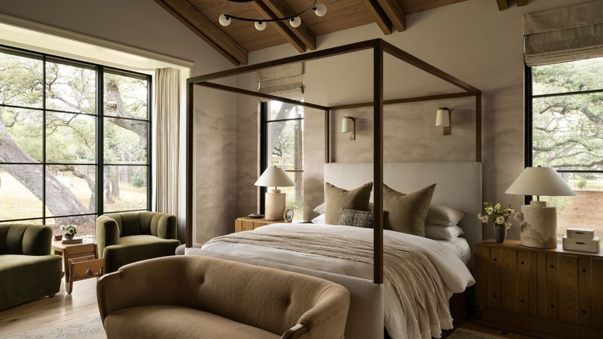 Shea McGee's Oak Bedroom Design