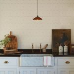 DeVol Kitchens Launches Ditsy Delft Wallpaper