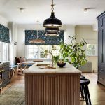 Cozy Classic Blue and Wood Kitchen Tour