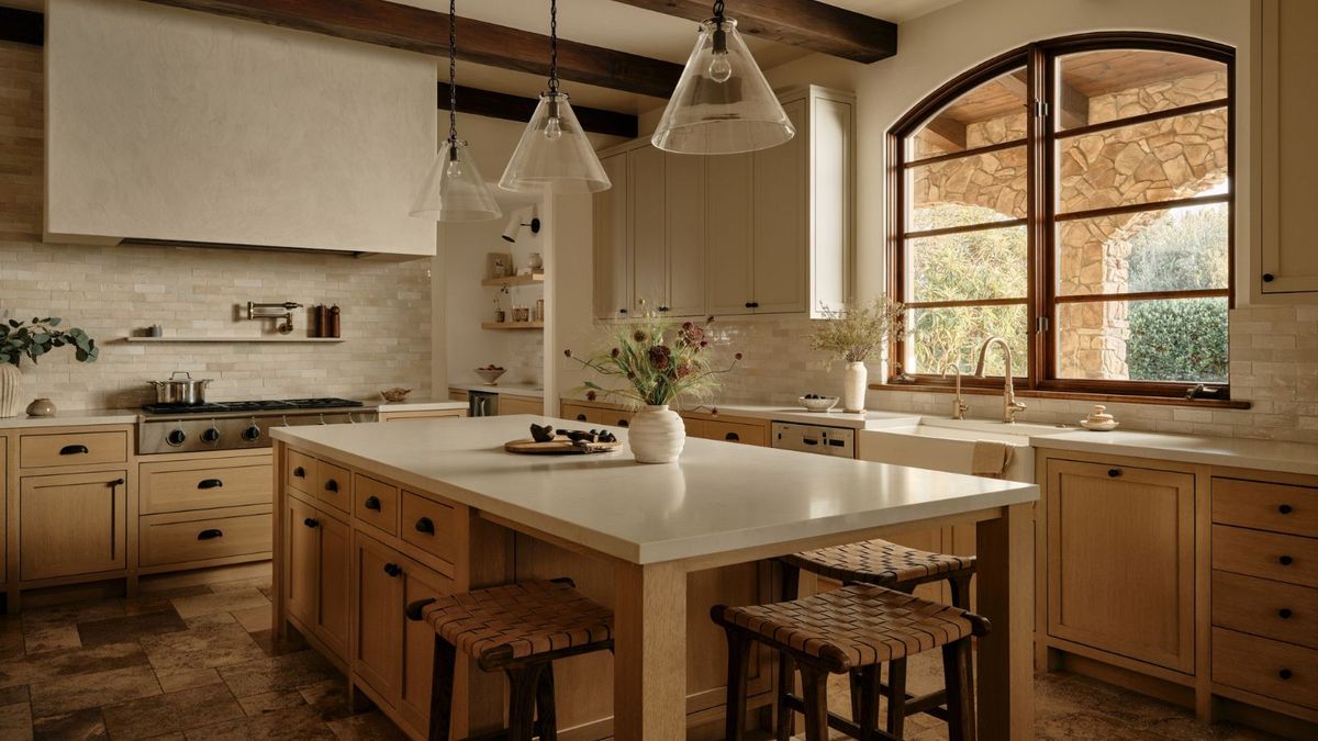 Timeless Custom Kitchen Elevates Spanish-Style Home