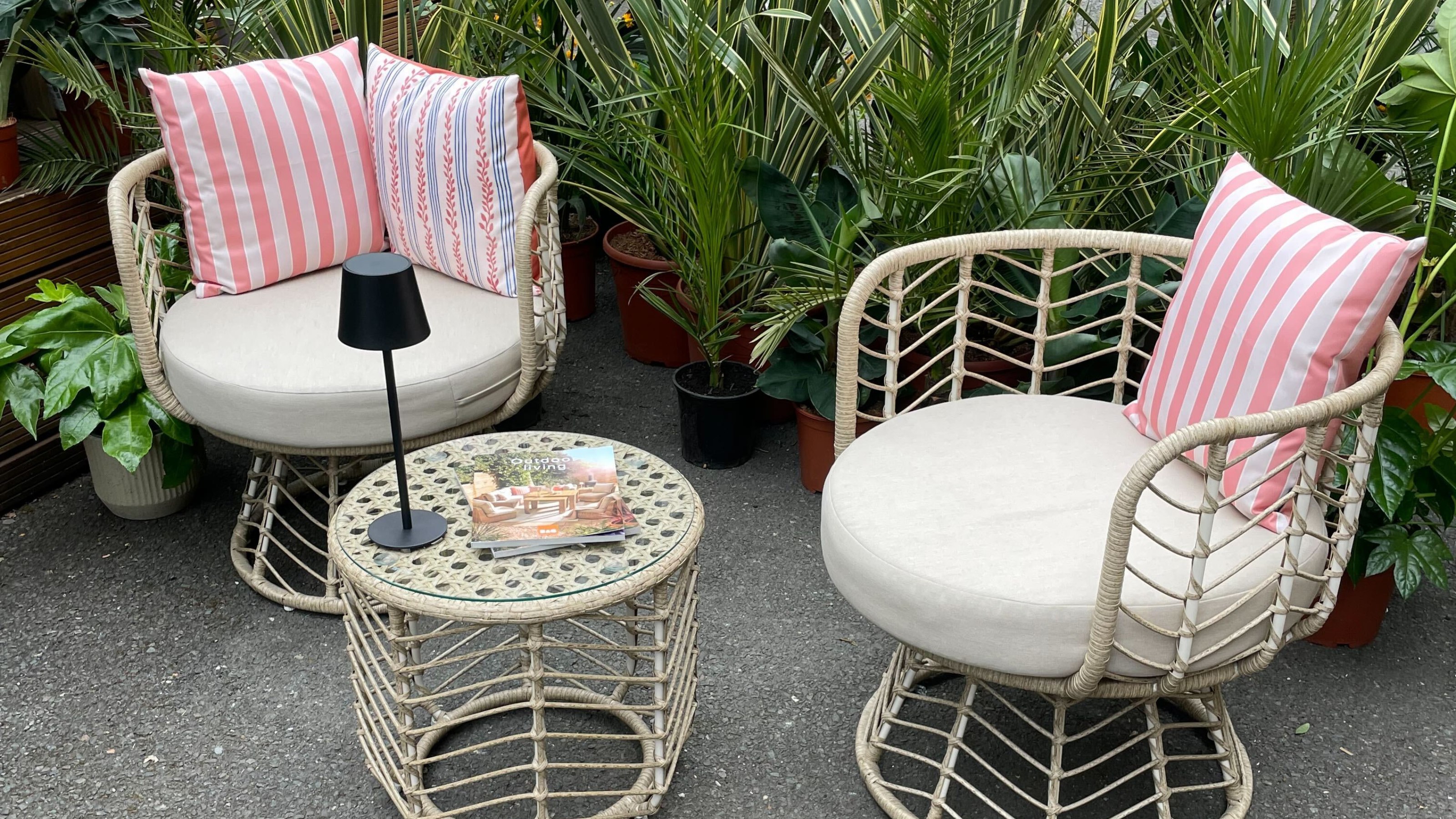 B&Q’s bistro set has embraced the year’s breakout seating trend