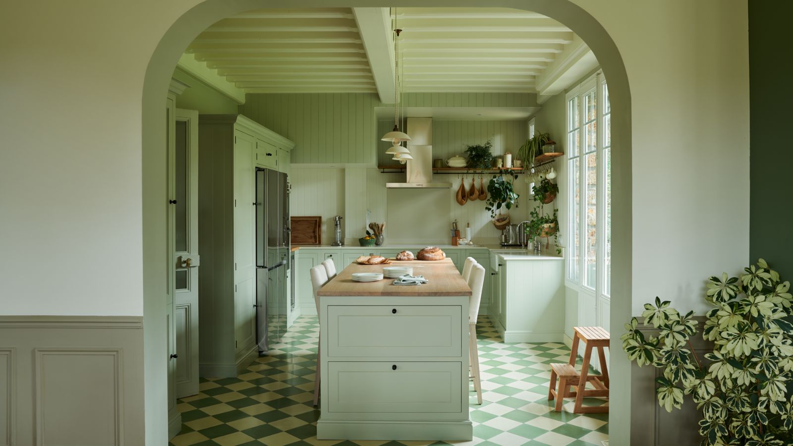 Color-drenched kitchens that prove this paint trend is timeless