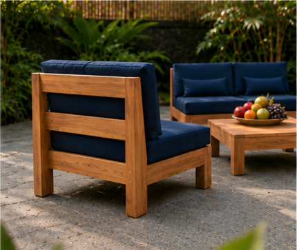 Deep Seating Teak Sofa Set