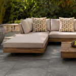 Kalani Low Teak Sectional For Garden Patio