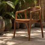 Modern Teak Wooden Chair Wholesale Restaurant Furniture