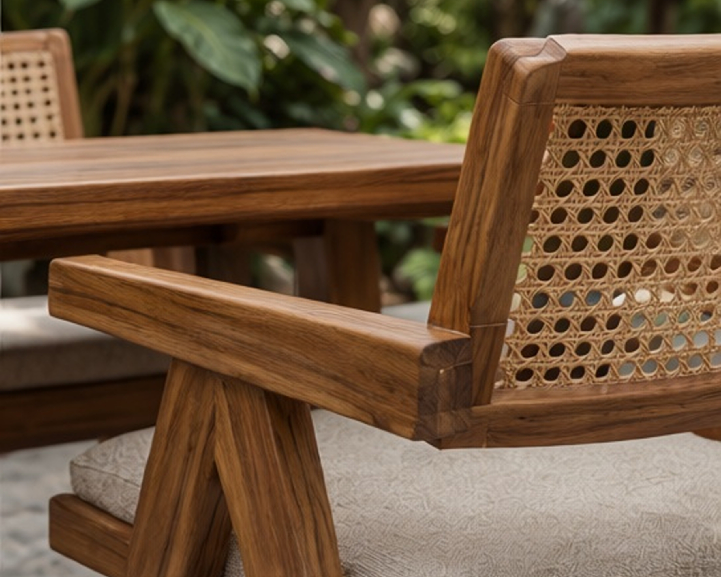 Modern V Leg Teak Wood Dining Chairs Modern V Leg Teak Wood Dining Chairs