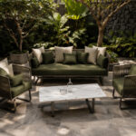 Nareva Corded Outdoor Lounge Set For Tropical Patio