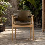 Premium Wooden Commercial Dining Armchair Supplier