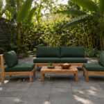 Rimbun Garden Lounge Set Among Tropical Plants