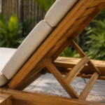 Solara Teak Lounge Adjustable Backrest Mechanism