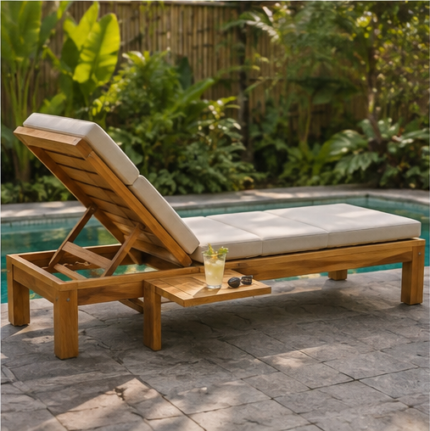 Solara Teak Lounge Garden Patio Setting