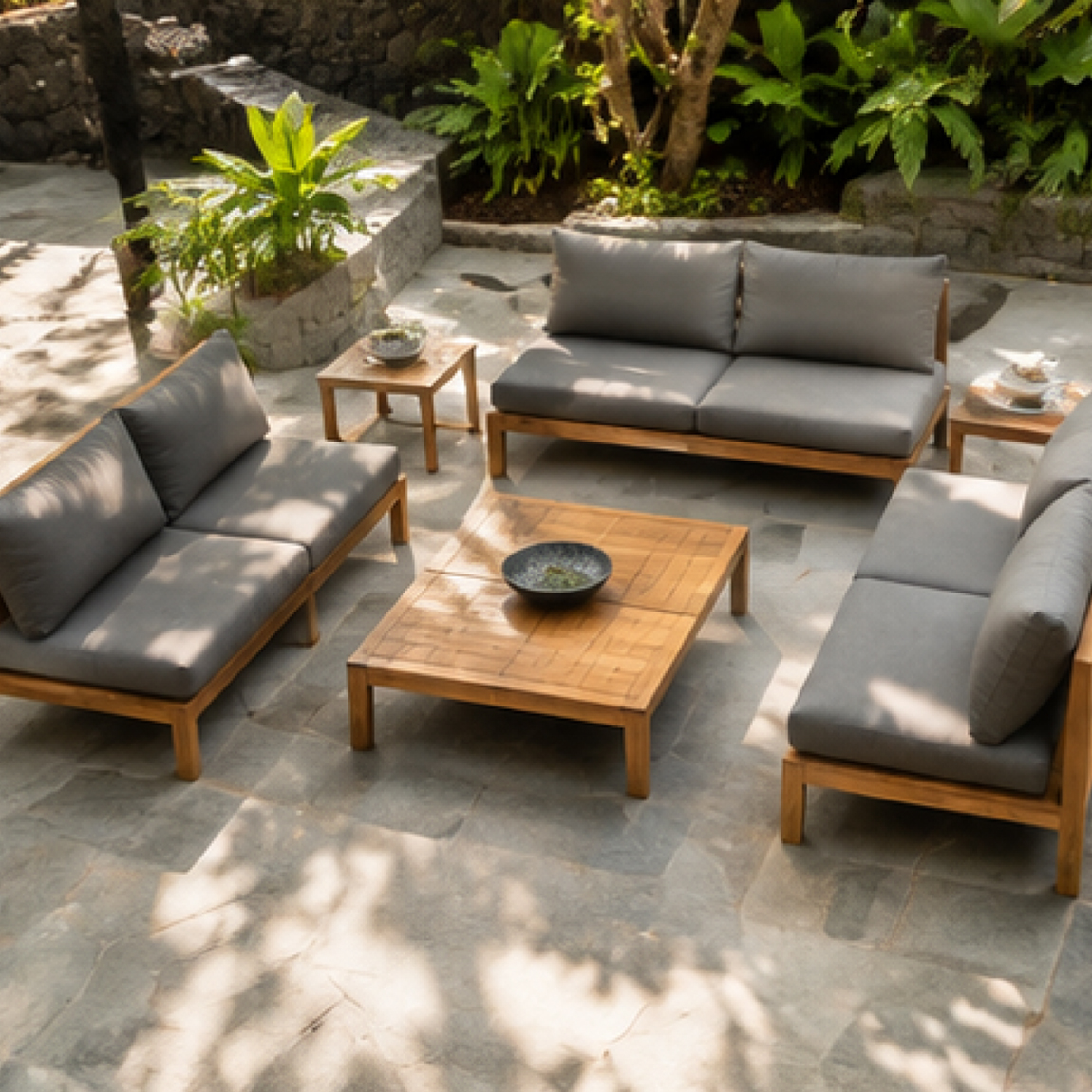 Tavira Timber Outdoor Lounge Set Garden Patio Furniture Tavira Timber Outdoor Lounge Set Garden Patio Furniture