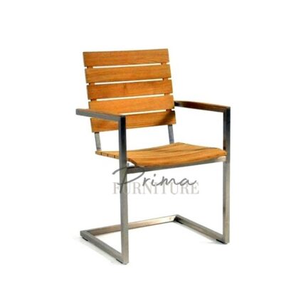 Hayden Teak and Steel Chair