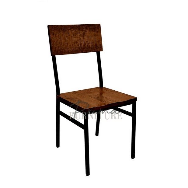 Ren Teak and Steel Chair