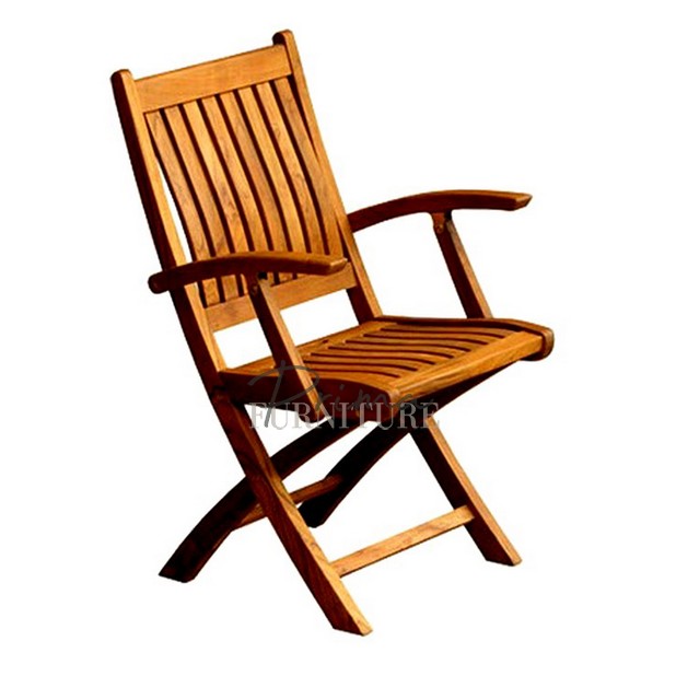 Miller Folding Arm Chair