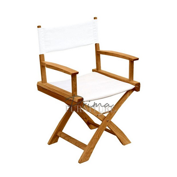 Crystal Folding Director Chair