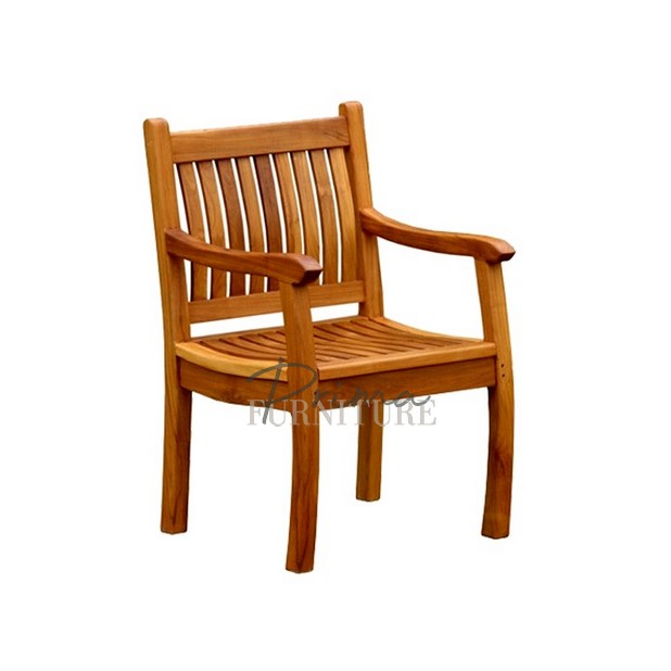 Sage Teak Arm Chair