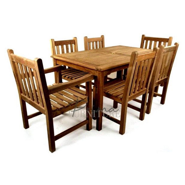 Maxwell 4 Side Chairs Garden Dining Set