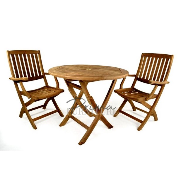 Legend 4 Arm Chairs Dining Set