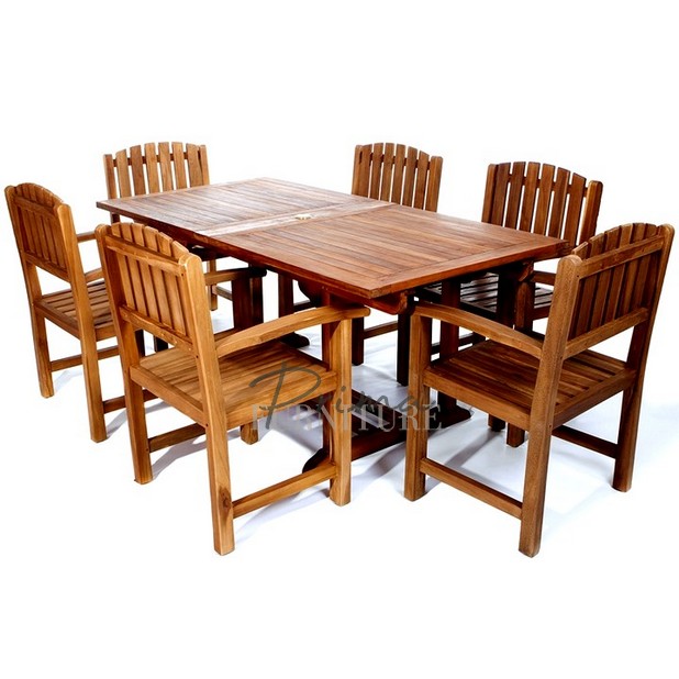 Vincent 6 Seater Outdoor Dining Set