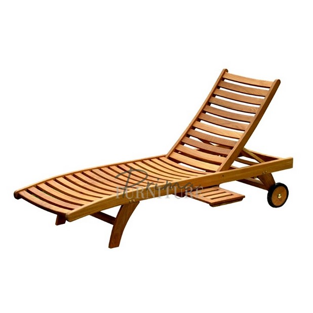 Micah Teak Sun Lounger