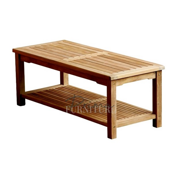 Omar Coffee Table with Shelf