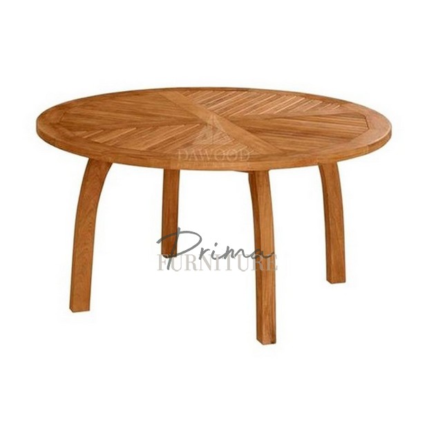 Crew Round Teak Dining Table