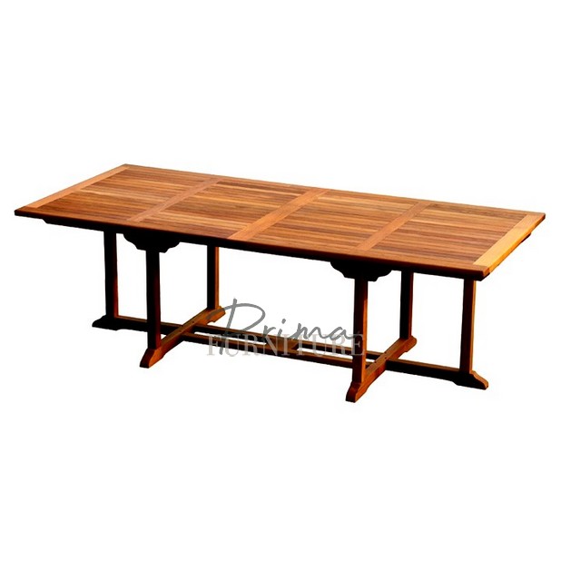 Eduardo Rect Fixed Legs Teak Table