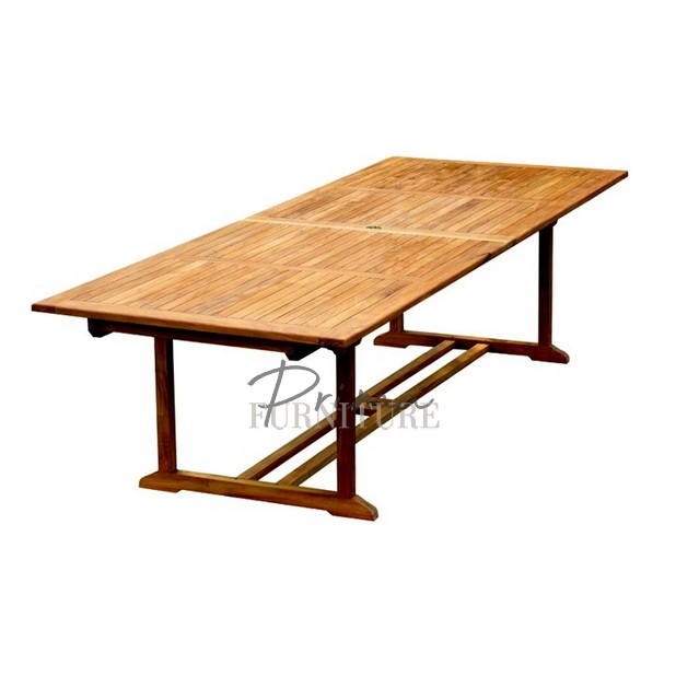 Julius Rectangular Double Extended Table 280x120